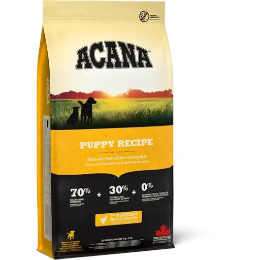 Acana Pienso para Cachorros de Raza Mediana de Pollo (Perros , Comida , Pienso) - 2 Kg