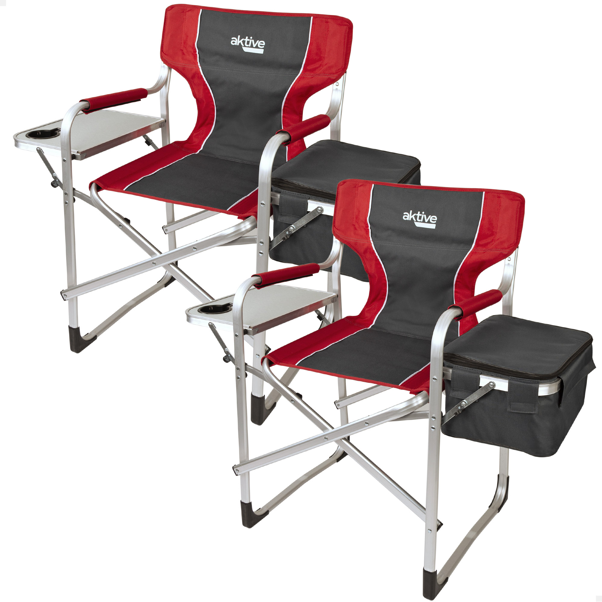 Pack 2 sillas camping director c/mesa y bolsa térmica Aktive