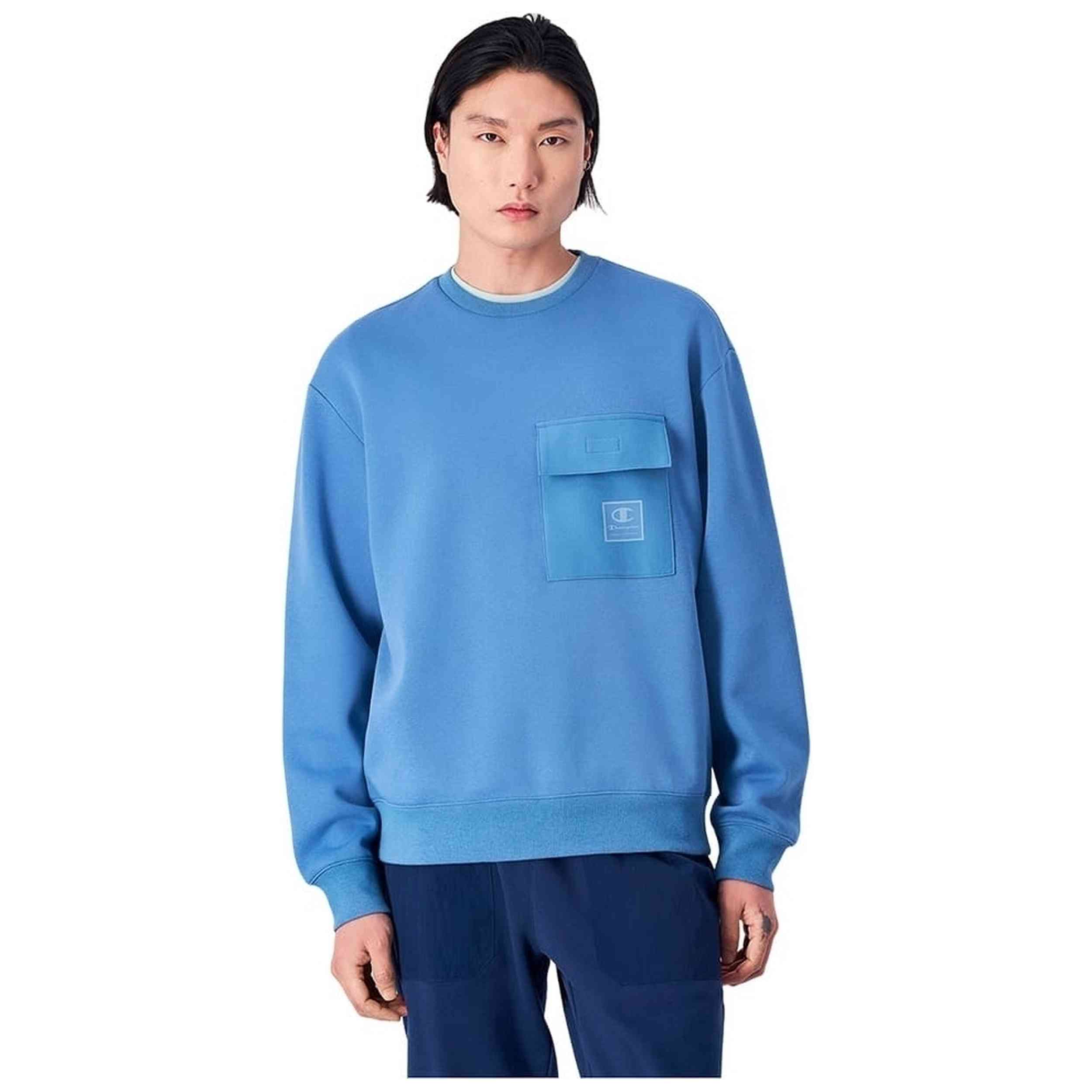 Sudadera Champion modelo 220406-BS099 para Hombre en color Azul