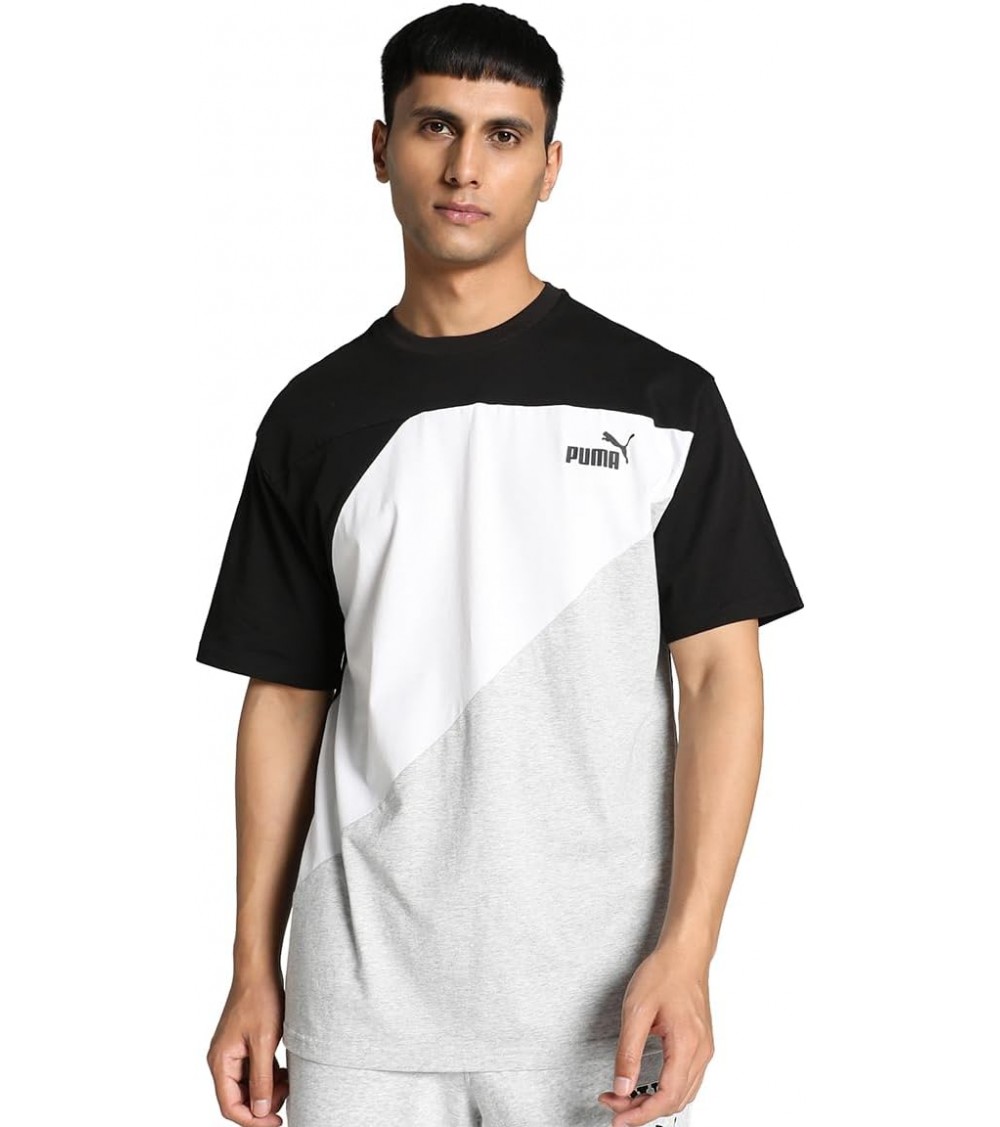 Camiseta Hombre Puma Power Colorbloc 678929-01 Camisetas Hombre Puma