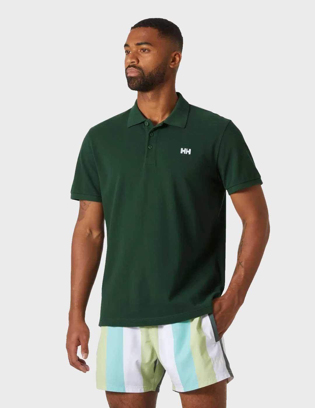 Helly Hansen Transat polo verde para hombre