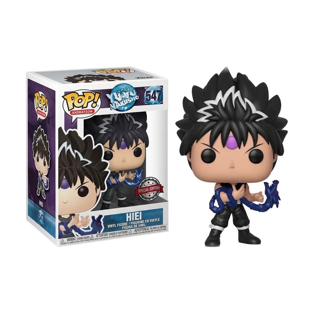 FUNKO POP! GHOST FILES YU YU HAKUSHO - HIEI (EXCLUSIVO), 38723, Nº 547, TIENDA CON LICENCIA OFICIAL, FIGURA, JUGUETE, CABEZÓN, VINILO, MUÑECO, ANIME, MANGA, DIBUJOS, COMICS, SERIE, TELEVISIÓN