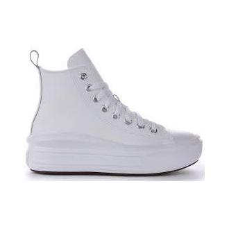 Zapatilla Junior  Converse Chuck Taylor Move Leather Blanco