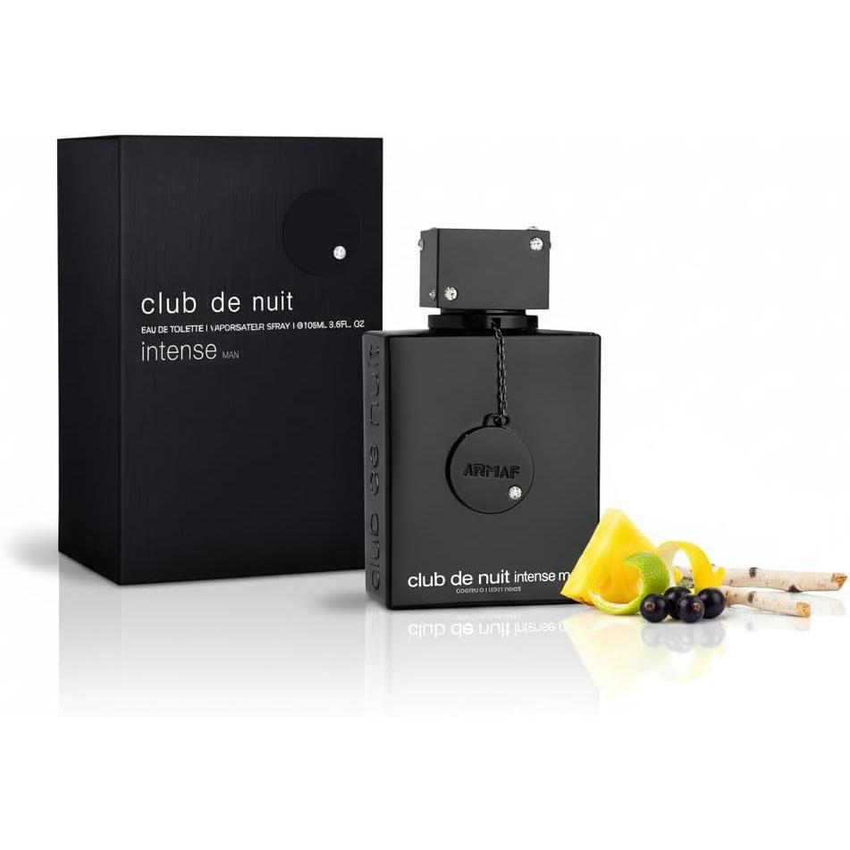 Armaf Club de Nuit Man Intense EDT 105 ml para Hombre – Perfume Amaderado Especiado con Notas Cítricas, Piña, Abedul y Almizcle