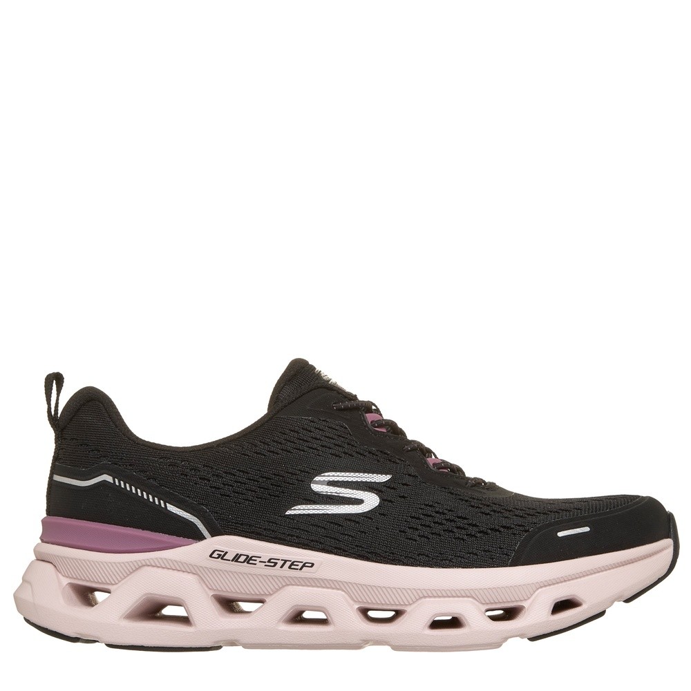 Cómoda GLIDE-STEP ALTUS - COOL FLOW negro: zapatilla vegana de mujer con plantilla Air Cooled Memory Foam y suela Glide-Step® que amortigua y favorece pisada estable. ¡Pruébalas ahora! Altura Tacón bajo (1-3 cm) Referencia