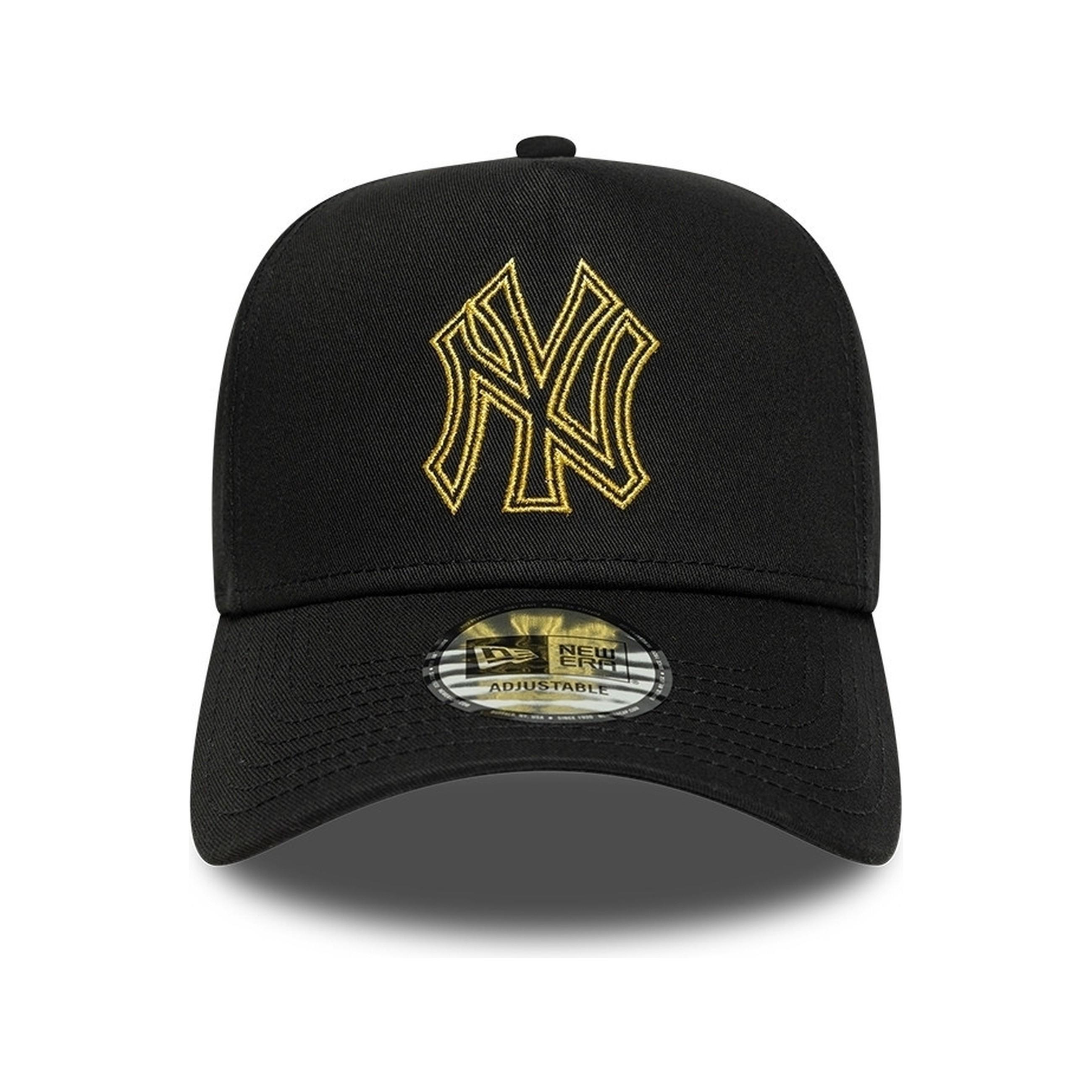 GORRA NEW ERA NEGRA YANKEES METALLIC OUTLINE EFRAME NEYYAN