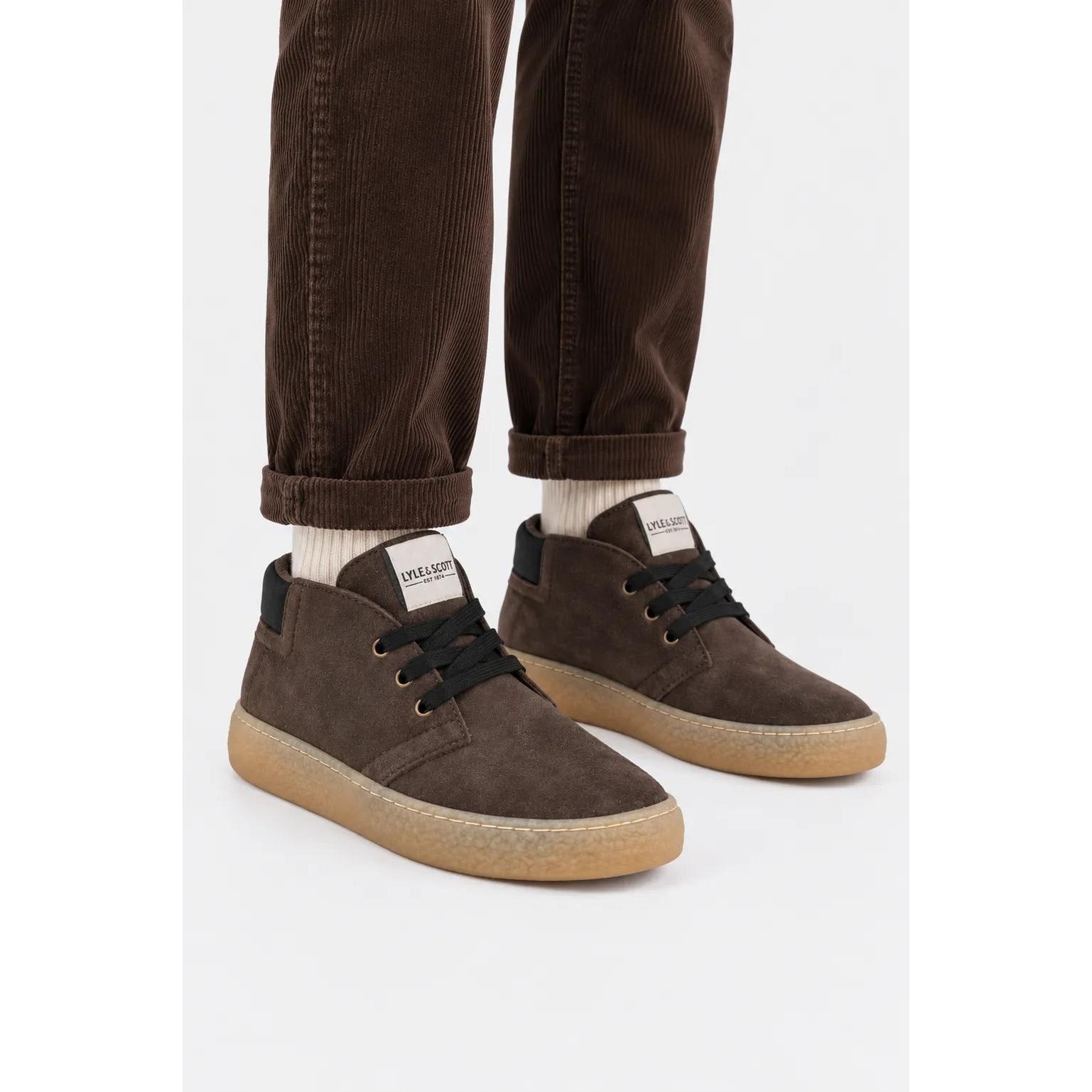 Lyle and Scott Botines Hombre Suenyl Brace Marrones