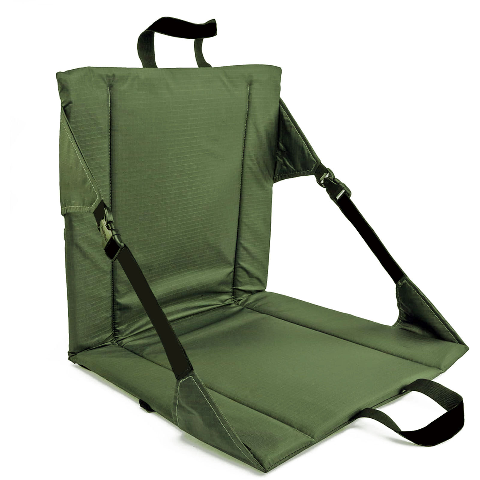 Cojín exterior grueso antimanchas, cojín portátil para camping y conciertos, con respaldo y resistente a la humedad