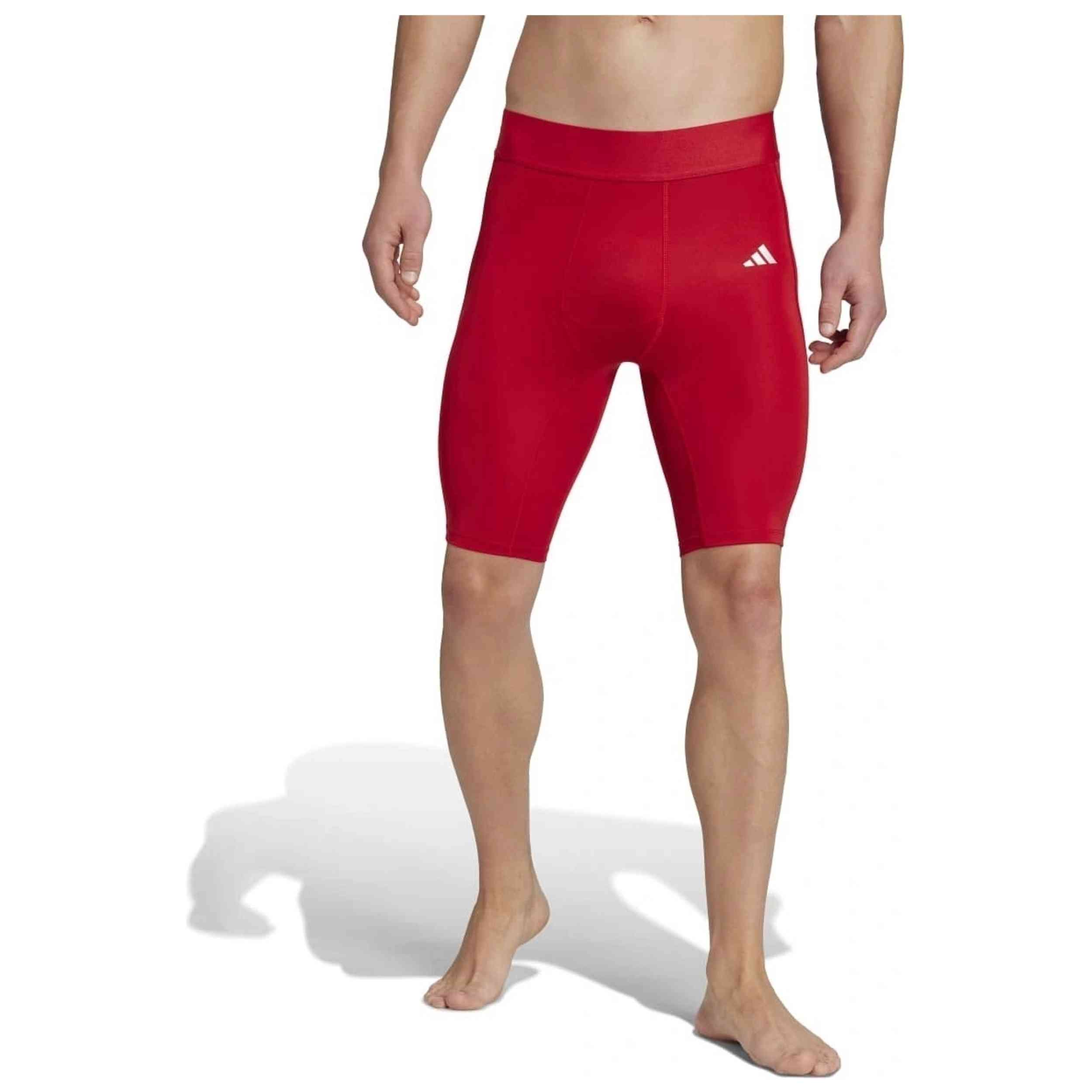 Leggings Adidas modelo Techfit para Hombre en color Rojo