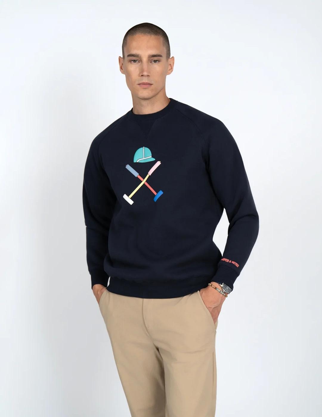 HARPER SUDADERA MARINO RANGLAN VERMONT