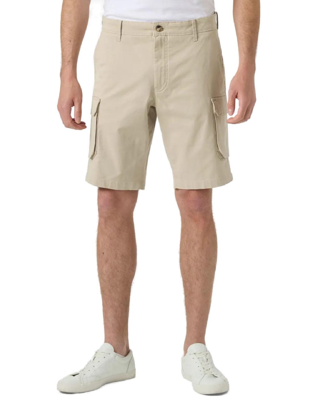 Bermuda Helly Hansen cargo beige para hombre