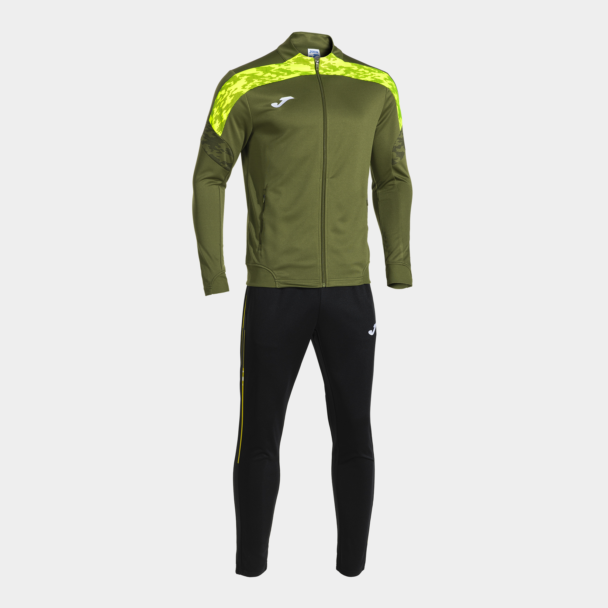 Chándal Hombre Joma Championship VIII 104201 Verde Negro 474 Suave