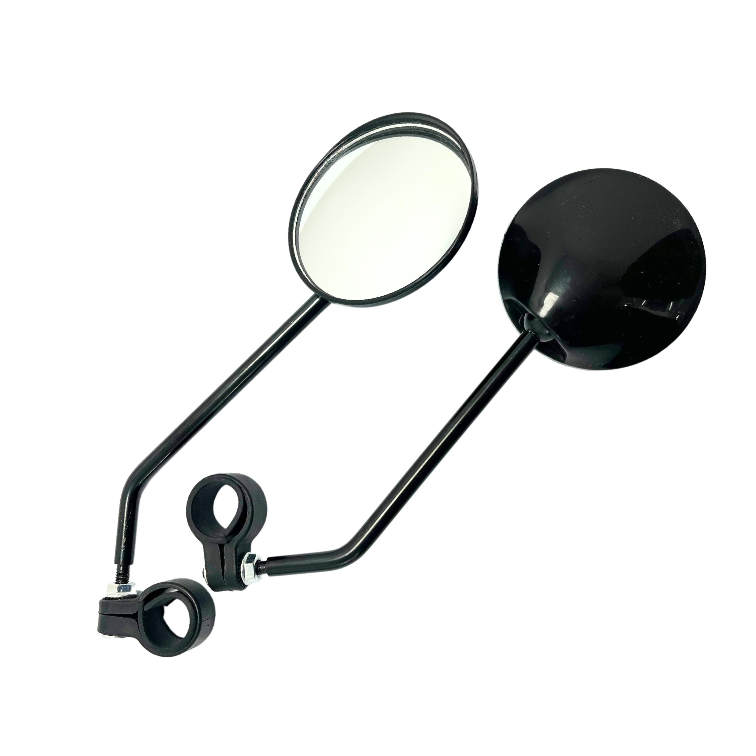 Espejo Retrovisor 8cm 360º Giratorio Zwheel - De Color Negro 2 Pcs - compatible con Patinetes Eléctricos