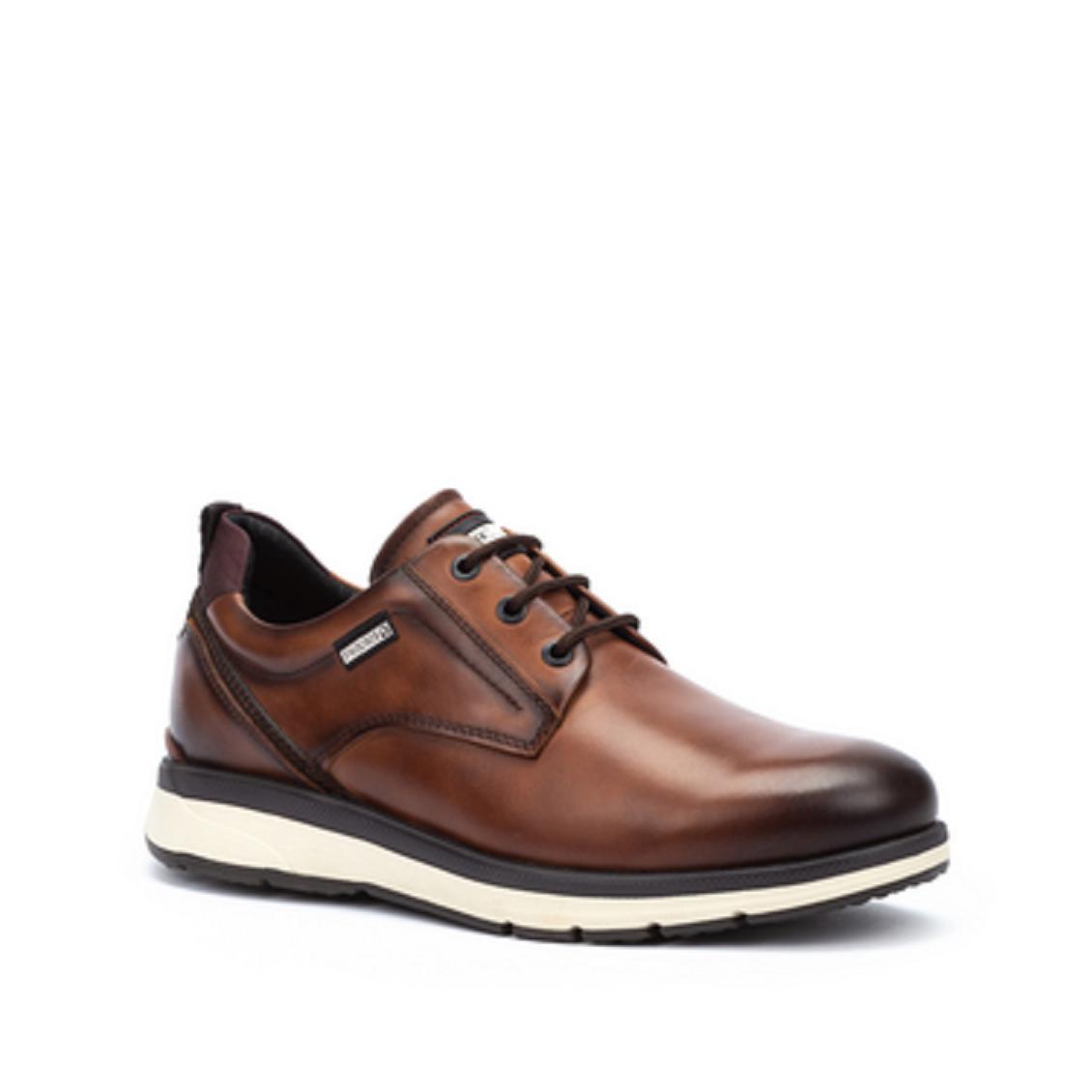 PIKOLINOS CORDOBA M1W-4153 zapato de hombre de piel de primera calidad con cordones, ligero, de plantilla extraible y super cómodo.