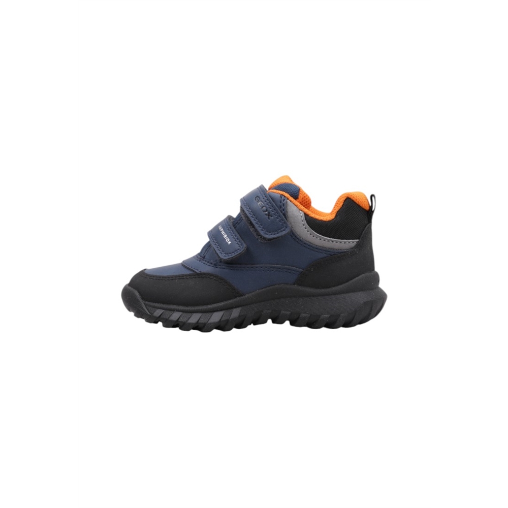 Geox J SIMBYOS BOY B ABX Botines Planos Bebé - niño (hasta la talla 30) Azul