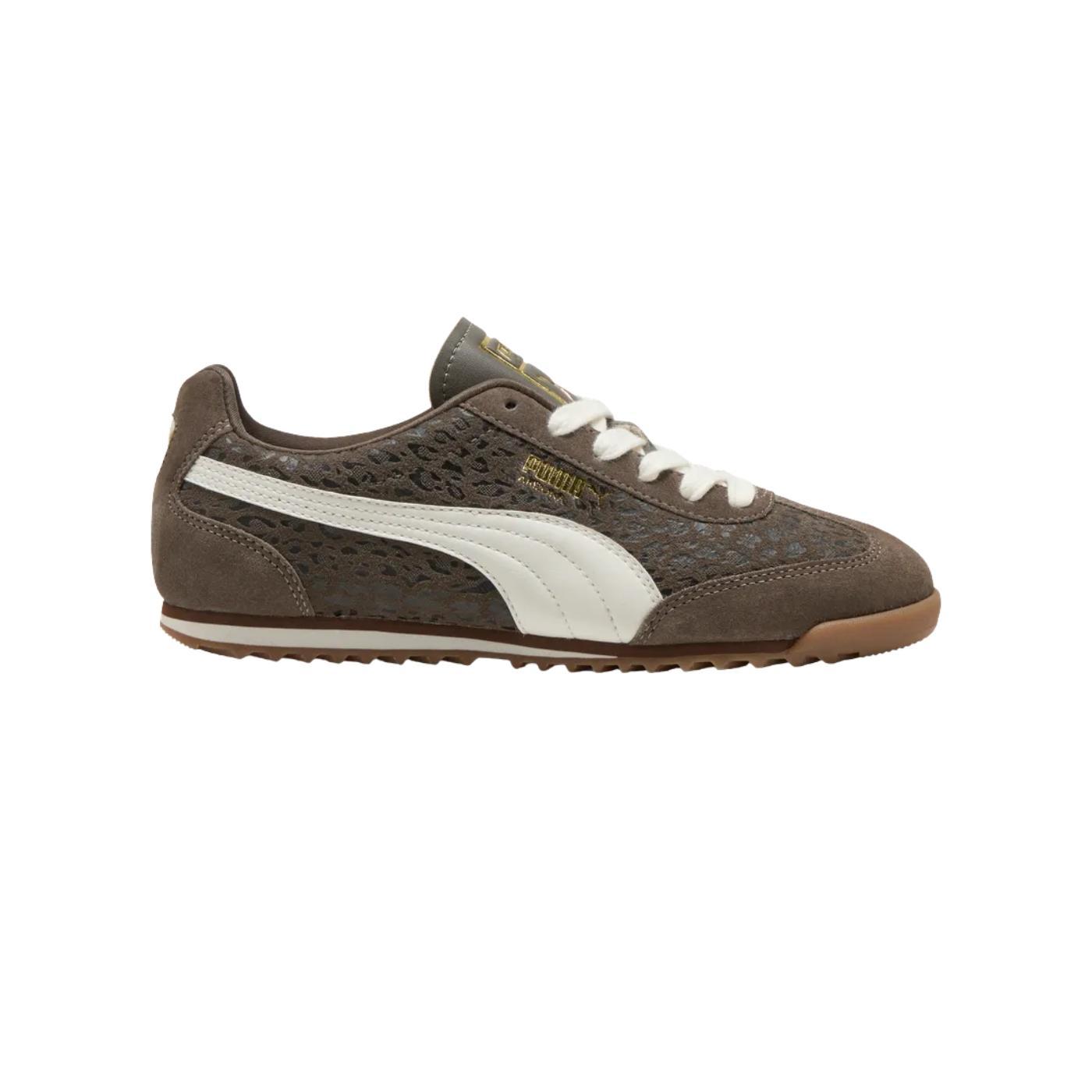Zapatillas puma arizona cat marrón de mujer.