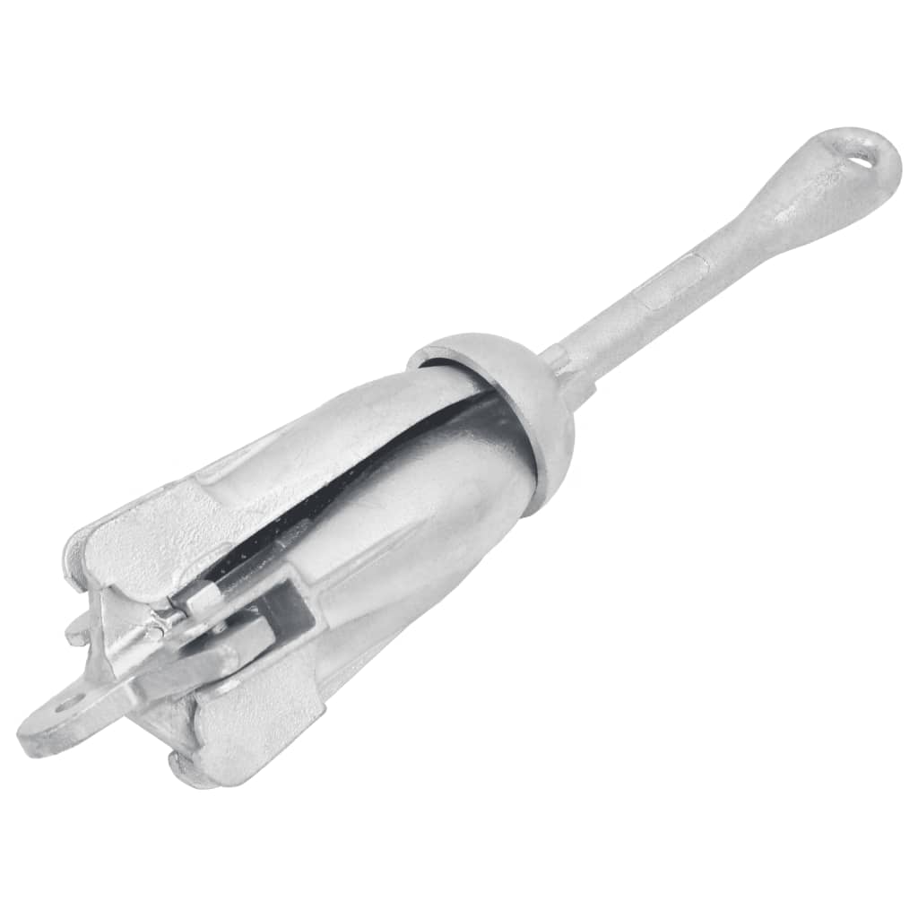 vidaXL Ancla plegable hierro maleable plateado ancla Peso 0.7 kg,  1.5 kg,  2.5 kg y mas