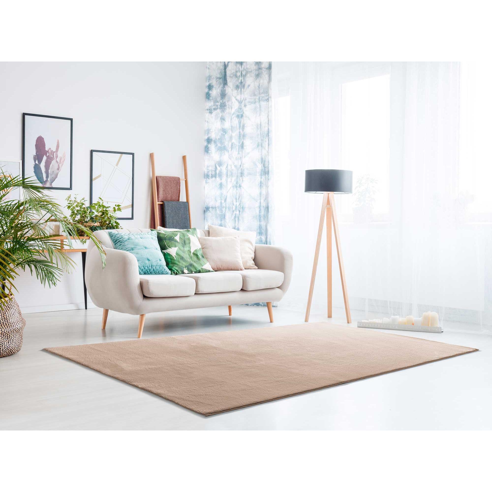 ATTICGO Alfombra de Interior Lavable en Varios Colores - Loft Liso | 60X120, 80X150, 120X170, 140X200, 160X230, 200X290 cm