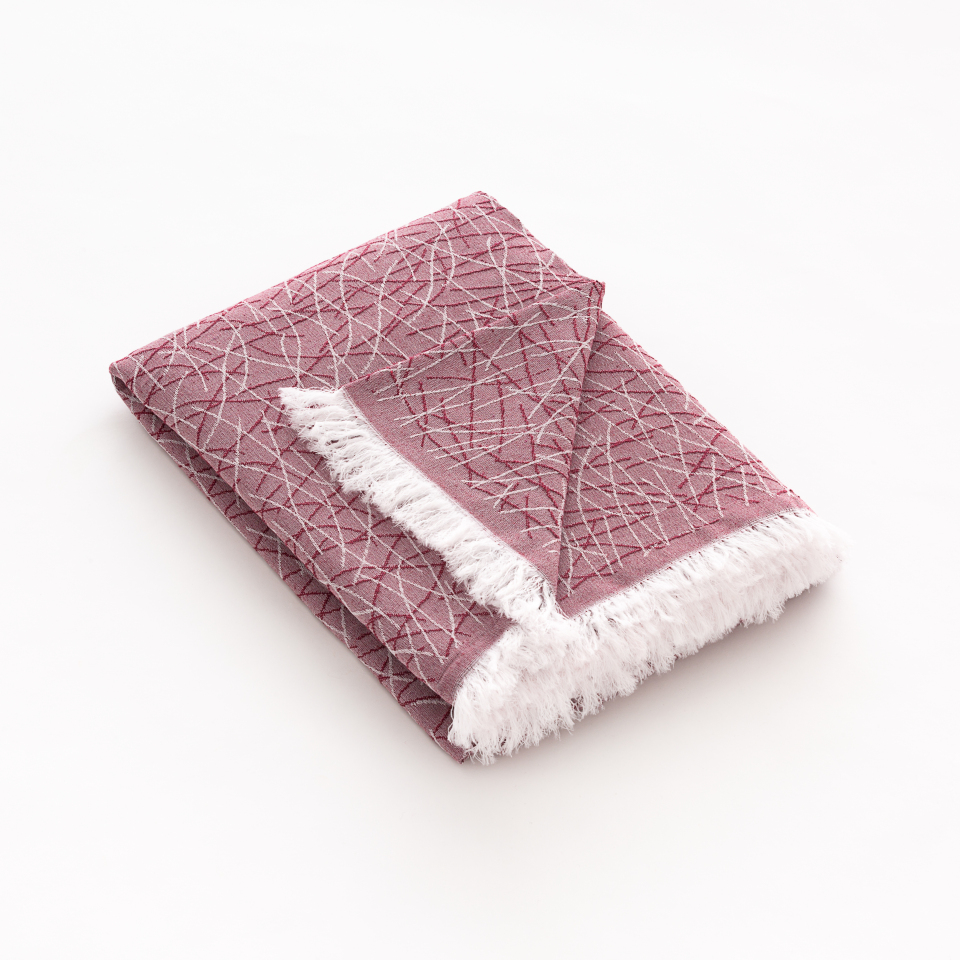 HIPERMANTA. Colcha Foulard multiusos 50% ALGODÓN / 50% POLIESTER modelo MARBRE. Medida: 180x290 cm.