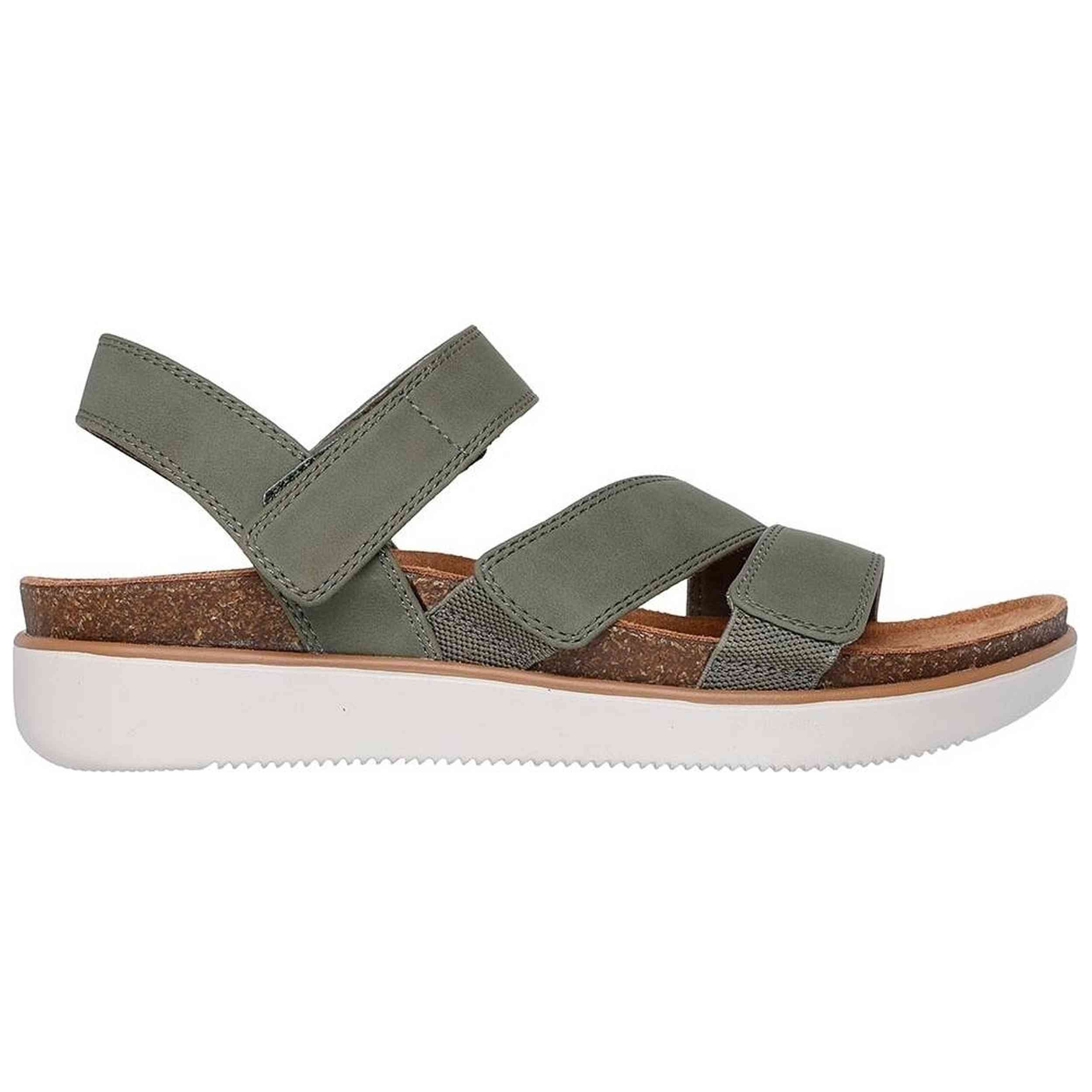 Sandalias Skechers modelo Lifted Comfort en color Verde