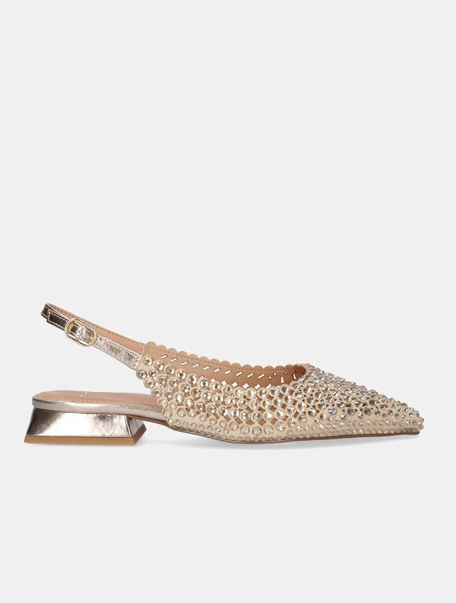 Exé Zapato Hillary 141 Strass Gold de Mujer