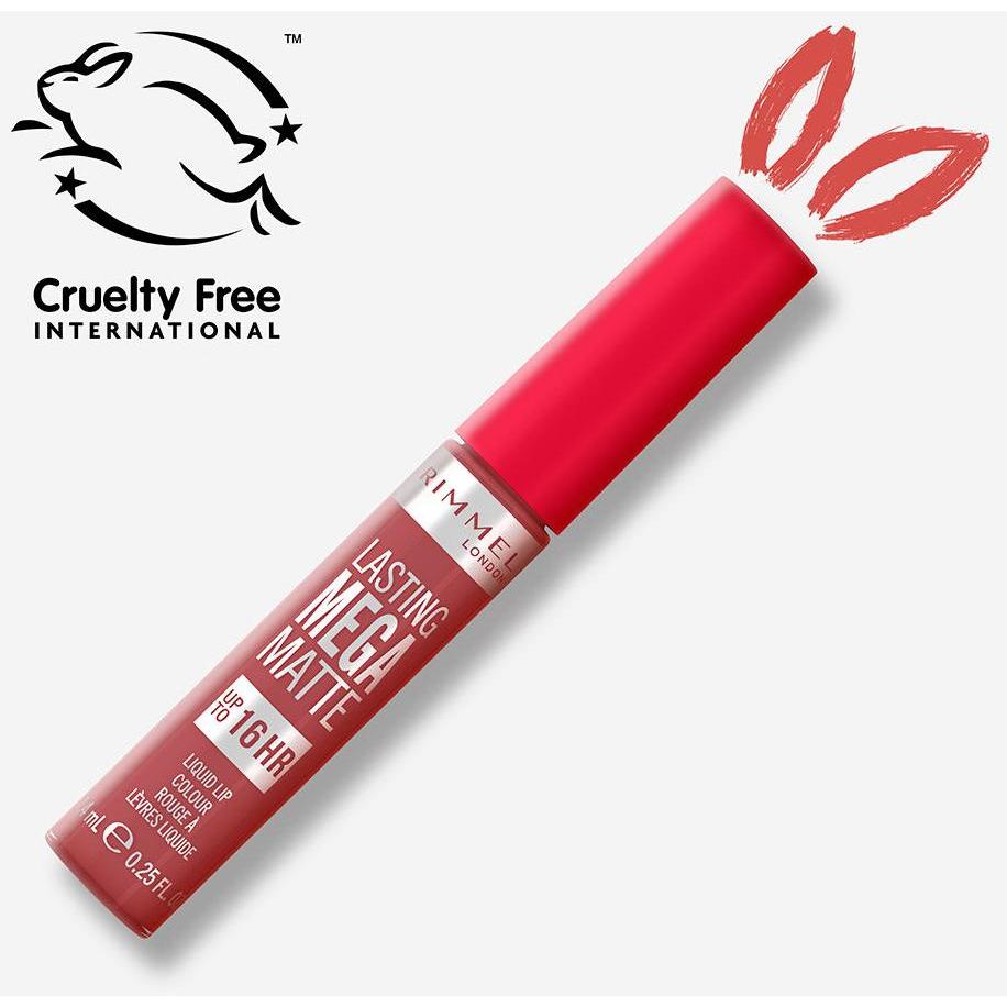 Rimmel Lasting Mega Matte Liquid Lip Colour 210 Rose & Shine 7.4Ml