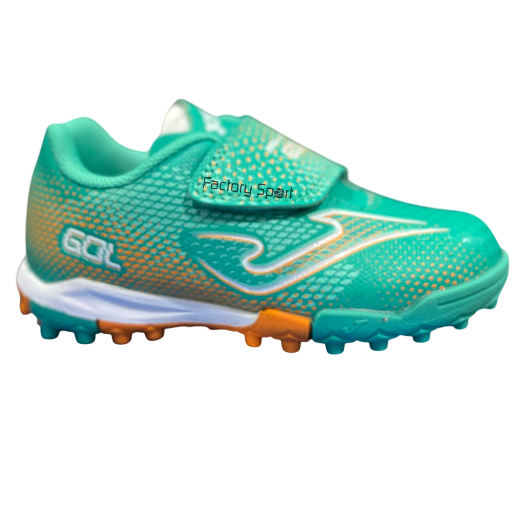JOMA GOL JR TURF VELCRO VERDE/NARANJA/BLANCO 2615 PARA NIÑO