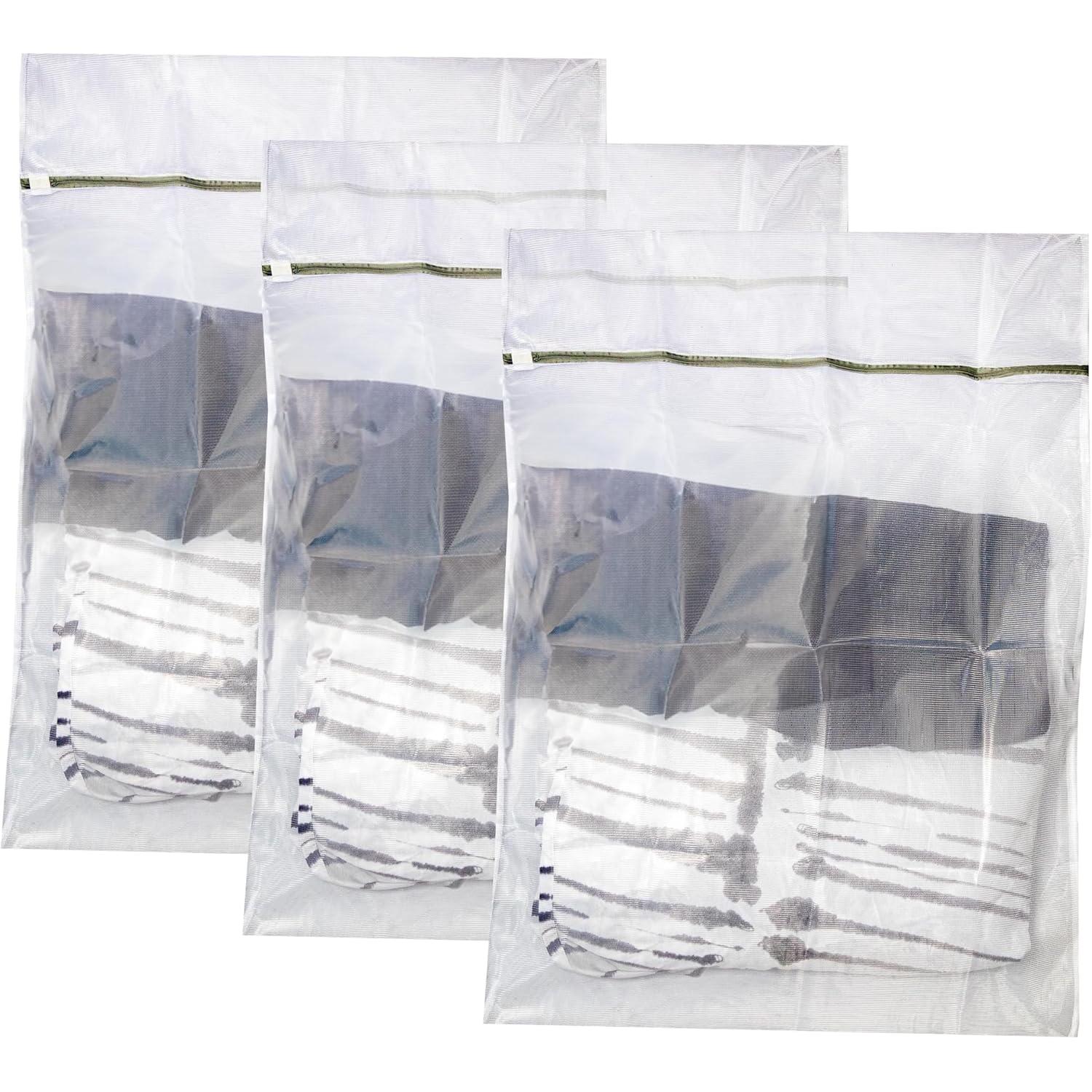 C.A | Pack 2 Bolsas de Lavado 🧺 | Ropa Delicada y Interior | Malla Protectora con Cremallera Oculta