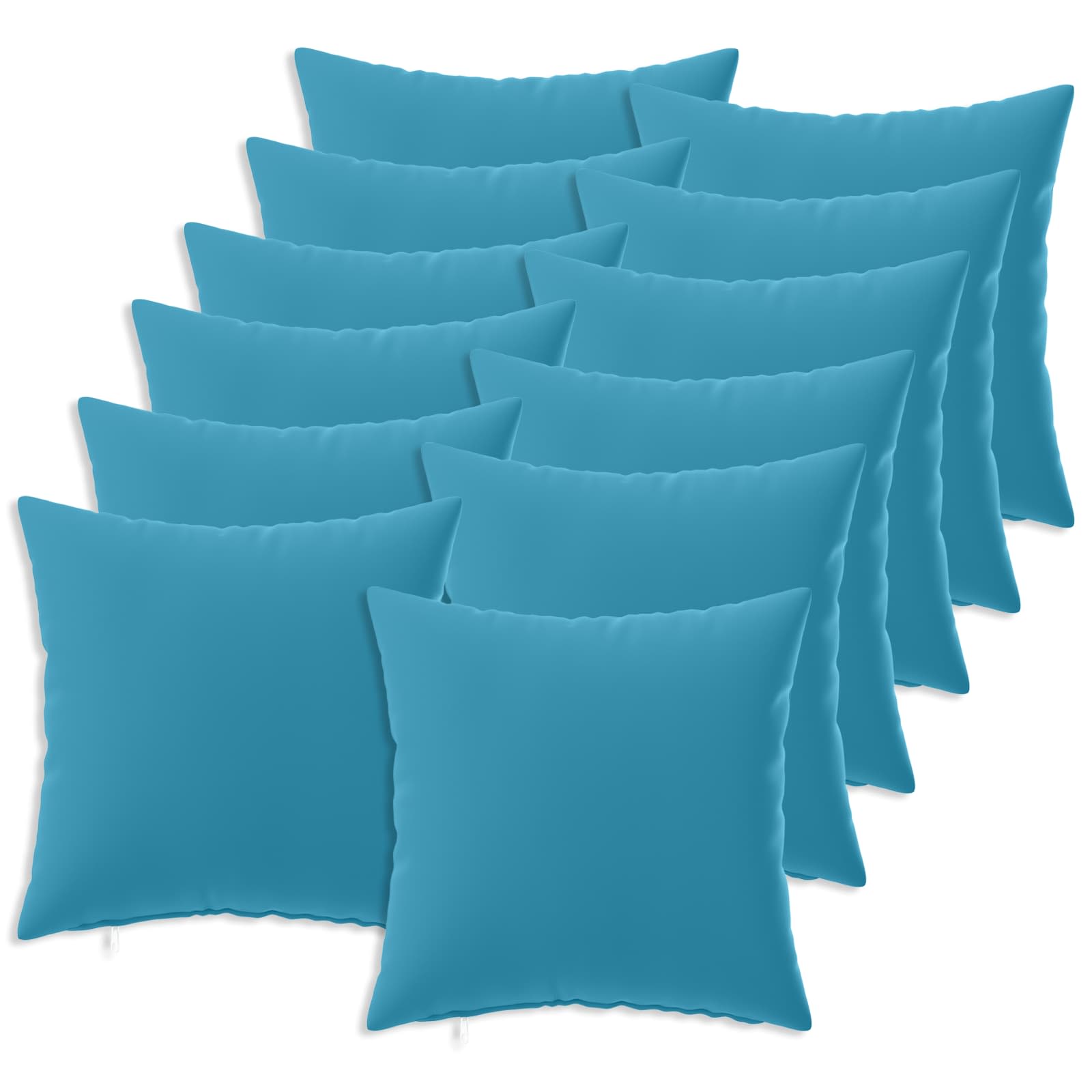 vidaXL Funda de almohada 12 uds. HEERLEN  40 x 40 cm Poliéster Multicolor
