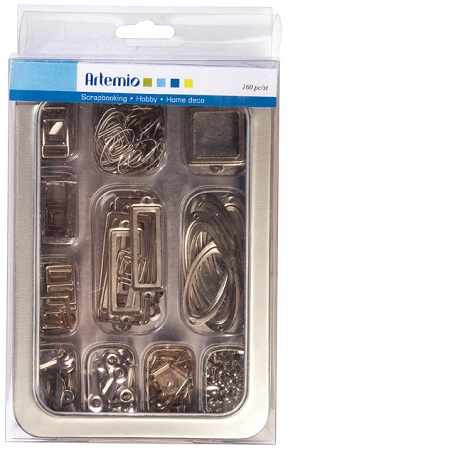 Set de Embellecedores Metálicos para Scrapbookign de ARTEMIO