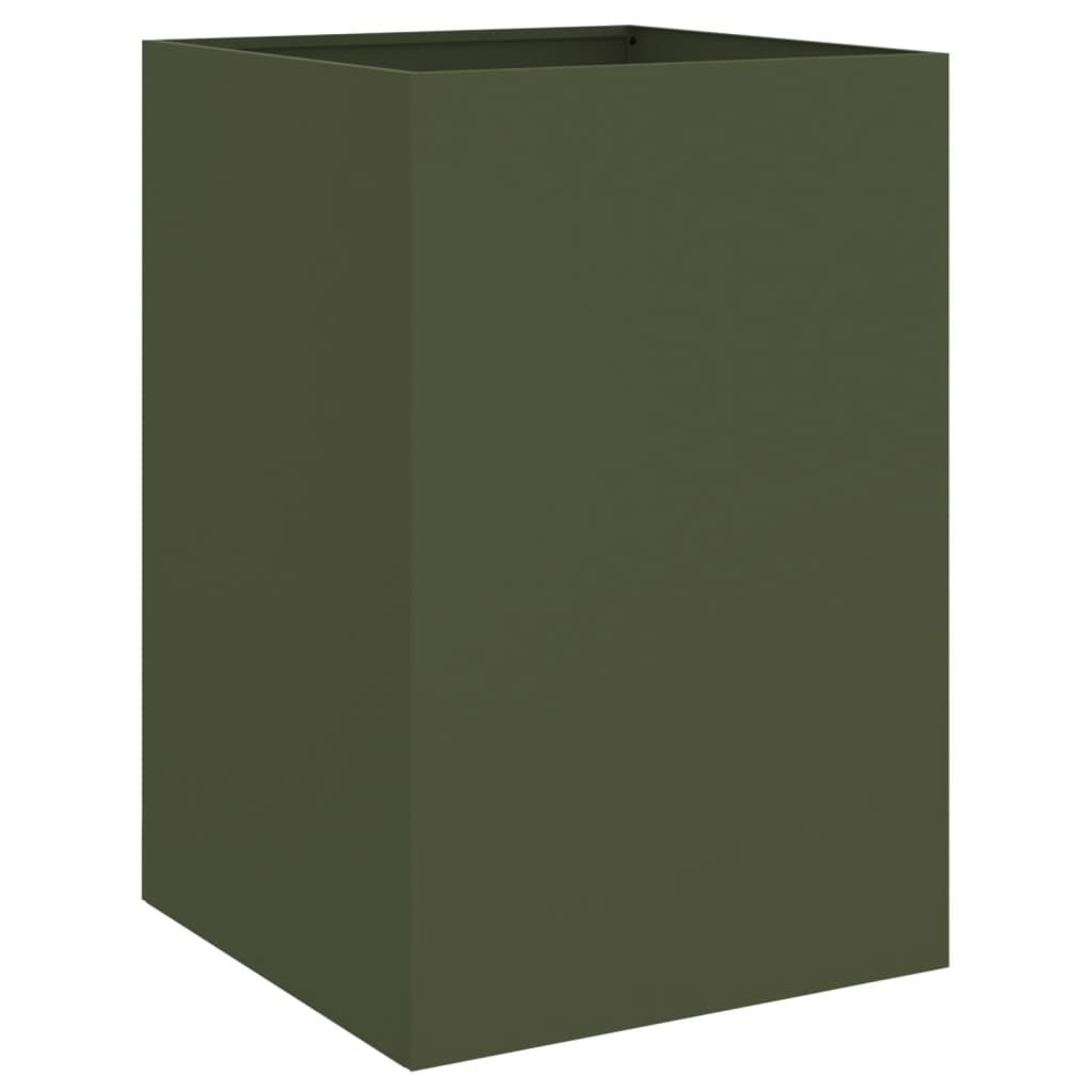 vidaXL Jardinera de acero corten 52x48x75 cm Color rusty,  Negro,  Blanco y mas