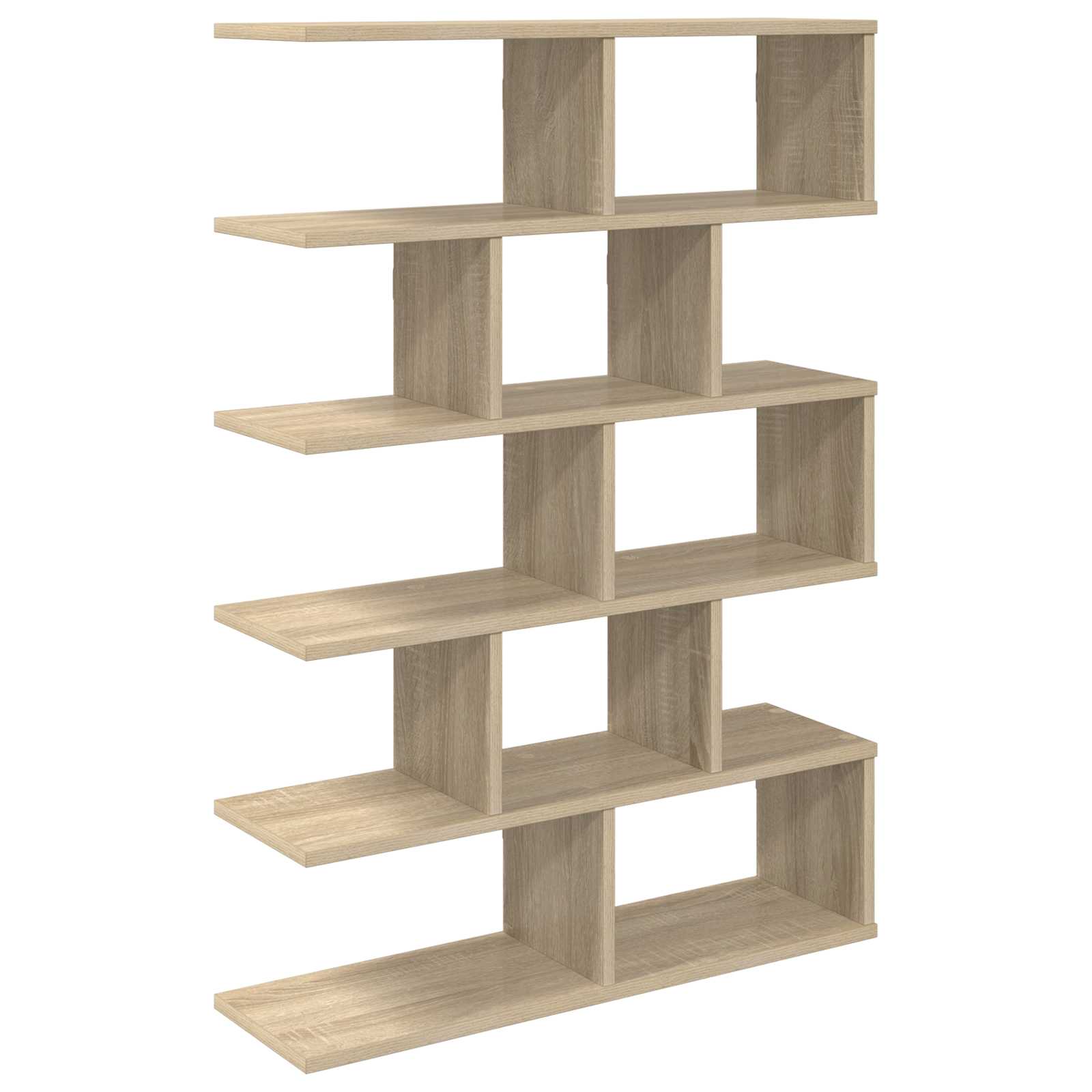 vidaXL Estante de pared 70 x 20 x 100 cm Madera de ingeniería Multicolor