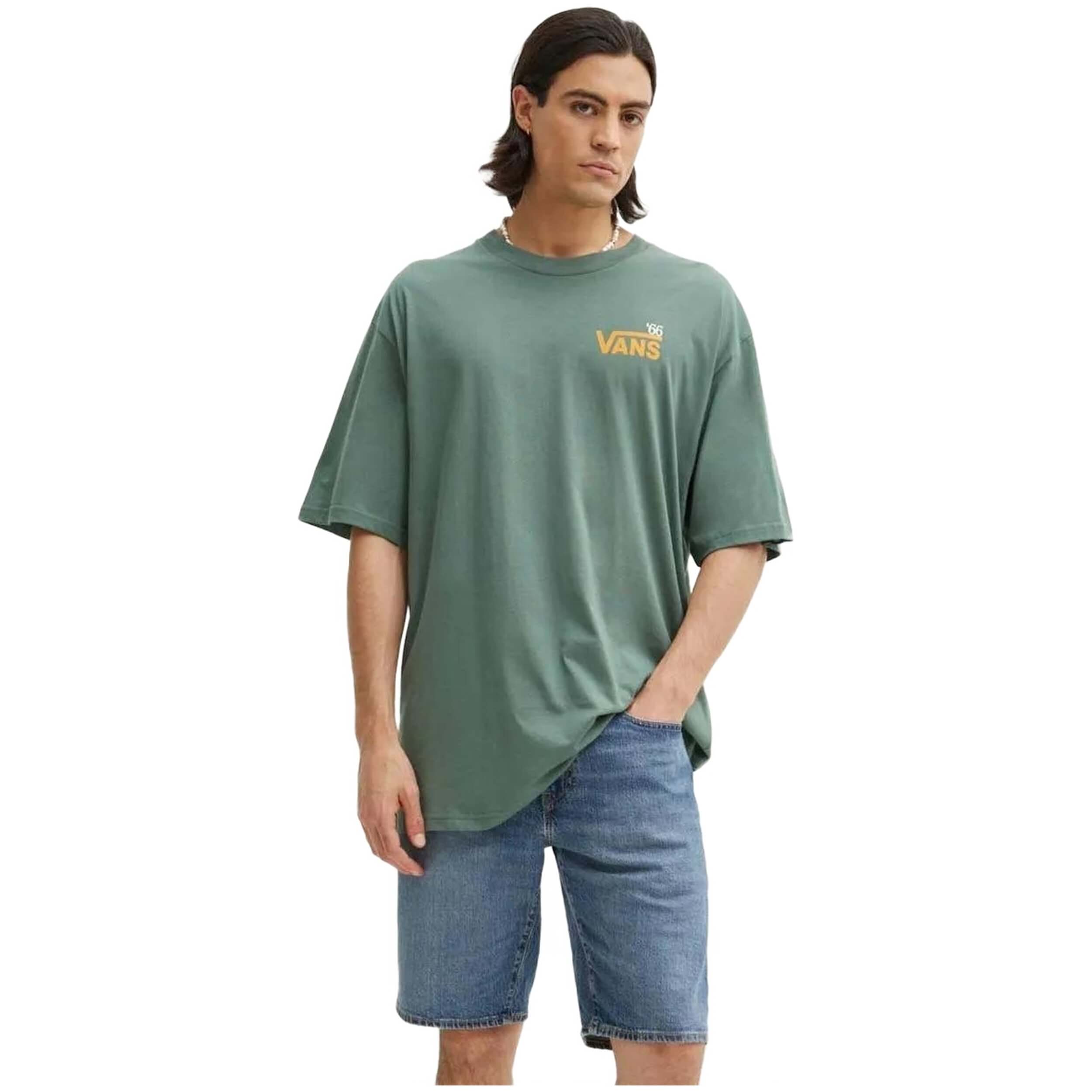 Camisetas De Manga Corta Vans modelo VN000HFT1CI1 para HOMBRE en color Verde