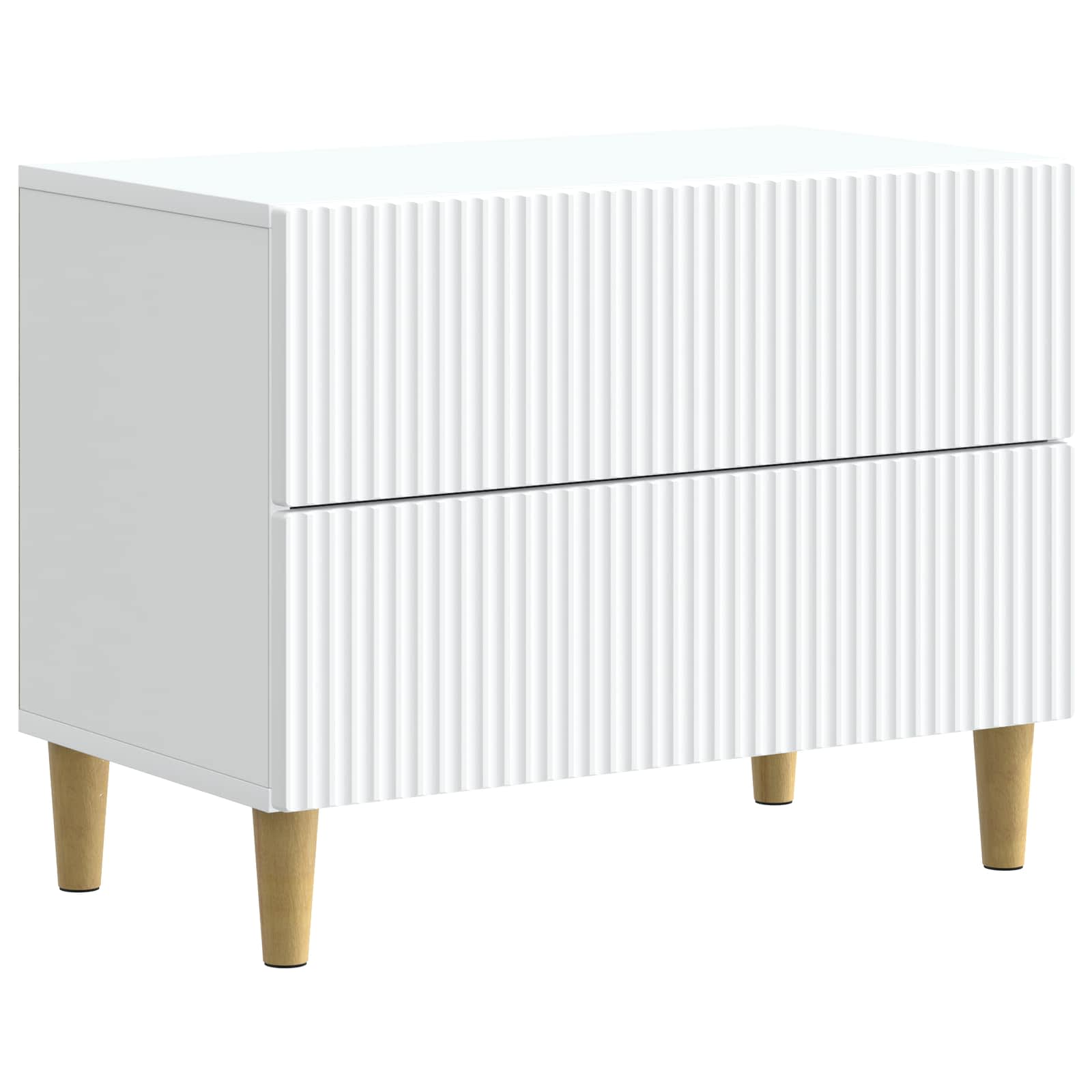 vidaXL Armario de Noche 62 x 34,5 x 48 cm Madera de ingeniería Multicolor
