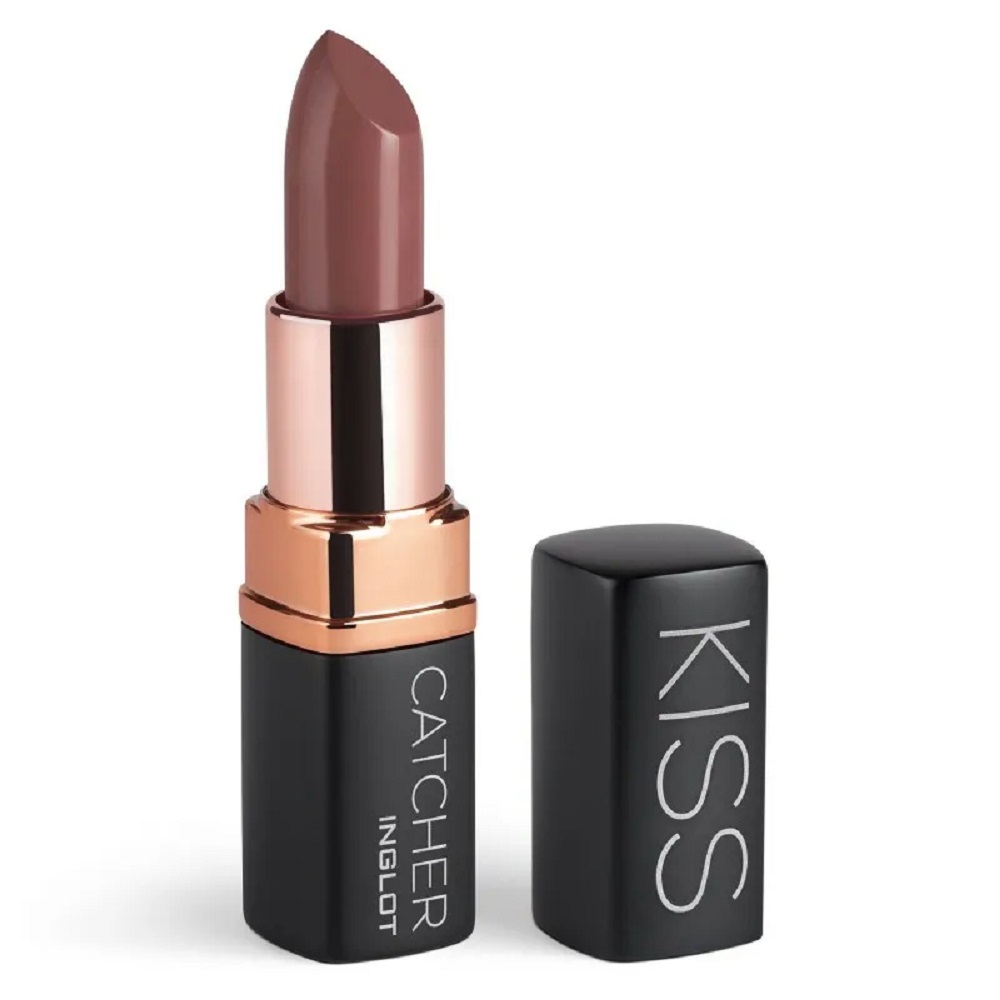 INGLOT Kiss Catcher Lipstick 910. Color intenso, labios suaves y un acabado irresistible