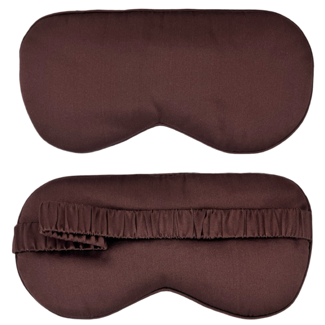 Antifaz para dormir (100 % seda morera) - color marron, descanso profundo, antiedad, hipoalergenico y cuidado de la piel