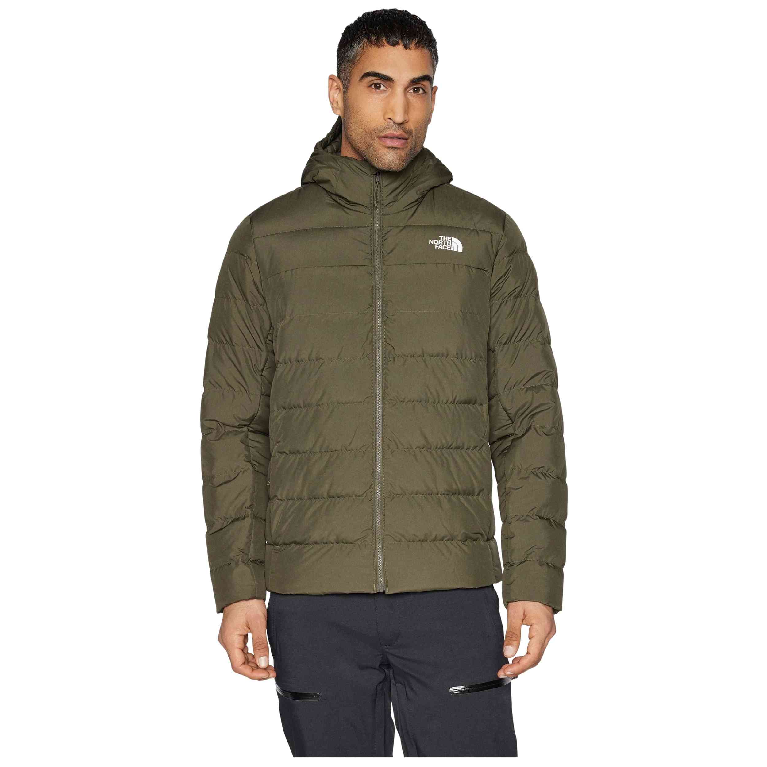 Chaqueta The North Face modelo M Aconcagua 3 Hoodie en color Verde