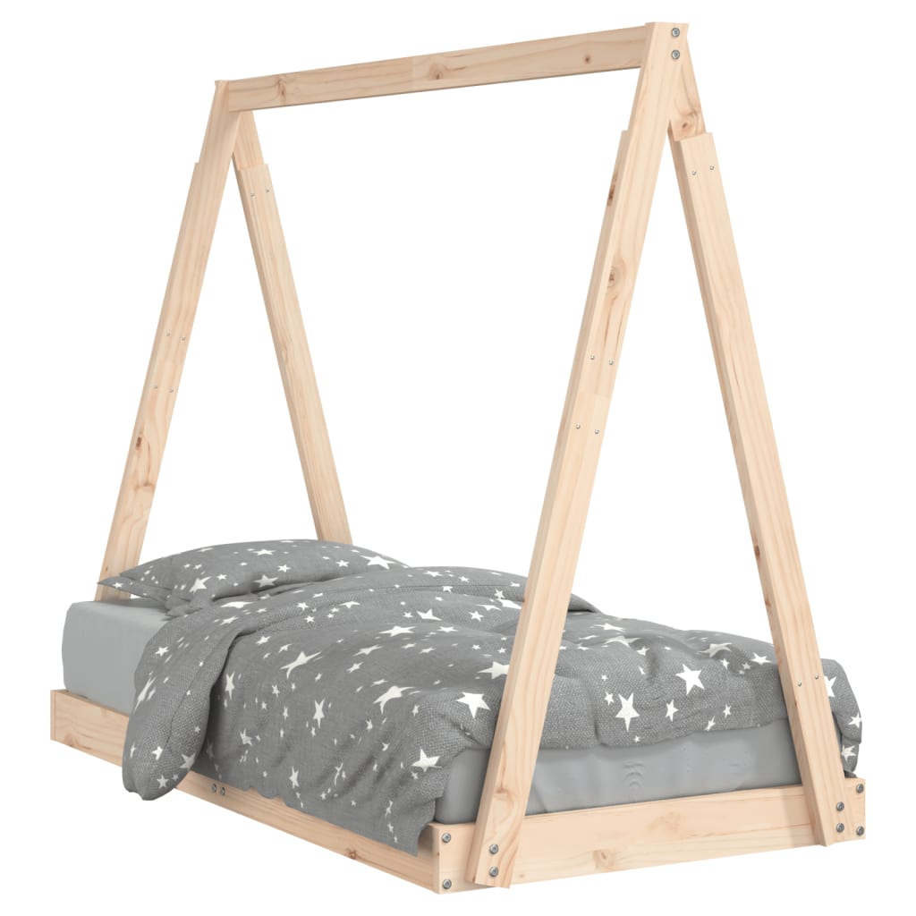 vidaXL Estructura de cama para niños madera de pino 70x140 cm
