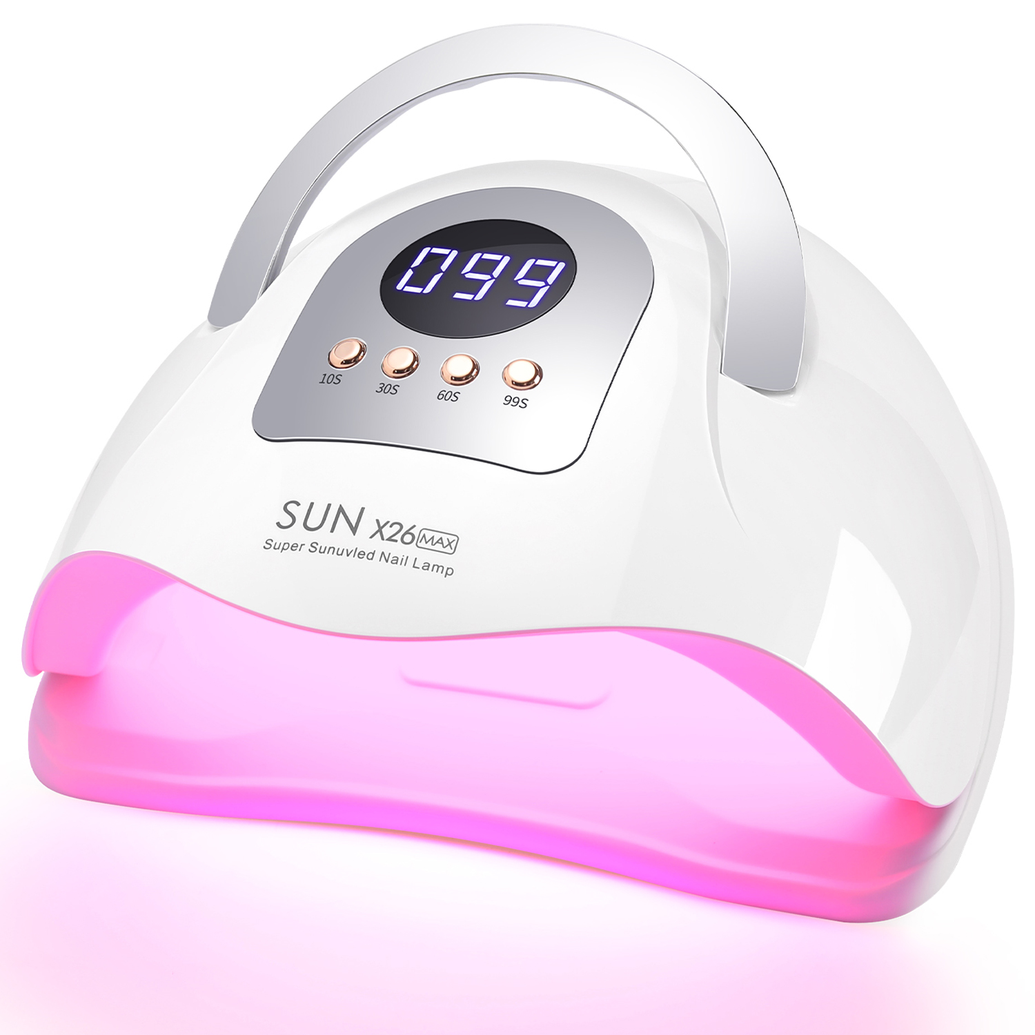 TK Lámpara LED UV 380W Para Uñas Con 4 Tiempos Y Sensor Automático Para Manos Y Pies Secado Rápido De Toda La Polvos Con 81 LEDs