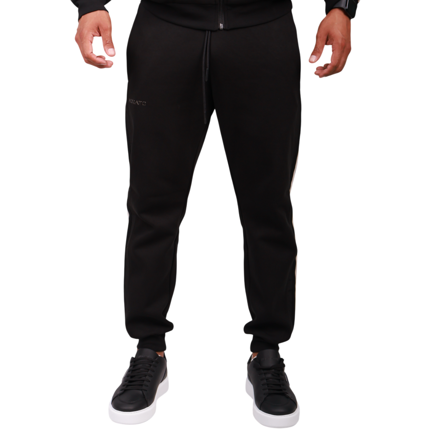 Pantalon Antony Morato con Bandas Mezcla Algodon Hombre Negro Hombre Moderno, Ropa casual 100% Algodón