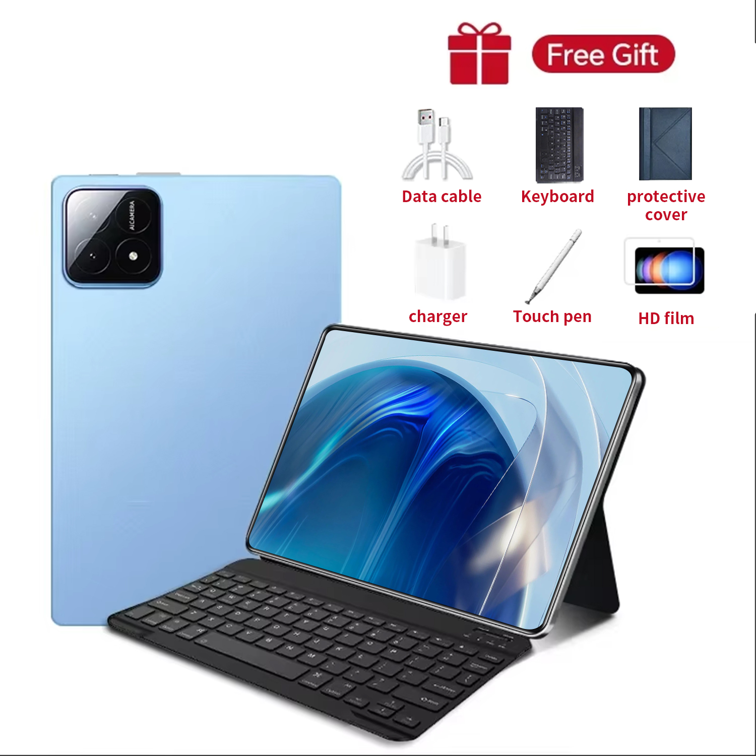 5g Global New 10.36 inch tablet Pad 16GB 1TB 10 core 12000mAh Android 13 4K HD 5G WIFI Bluetooth WPS tablets