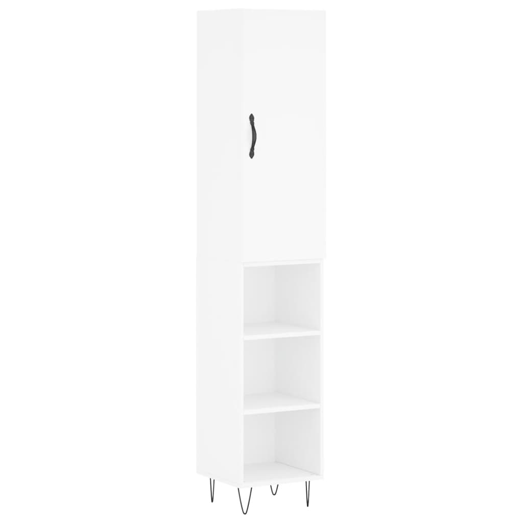 Aparador Alto Madera Contrachapada Vidaxl 34,5x34x180 Cm