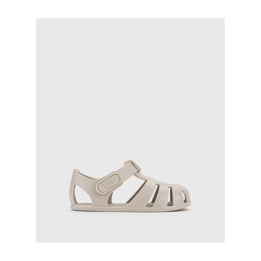 Cangrejeras y chanclas niña IGOR S10324-100 CANGREJERA VELCRO ARENA 34713 XLV