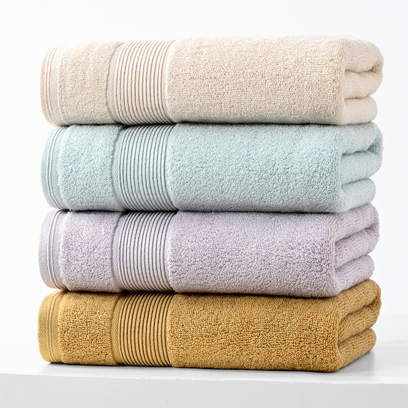 Toalla de algodón grueso de 50 x 100 cm, toalla suave y absorbente para el baño, juego de 4 toallas de baño