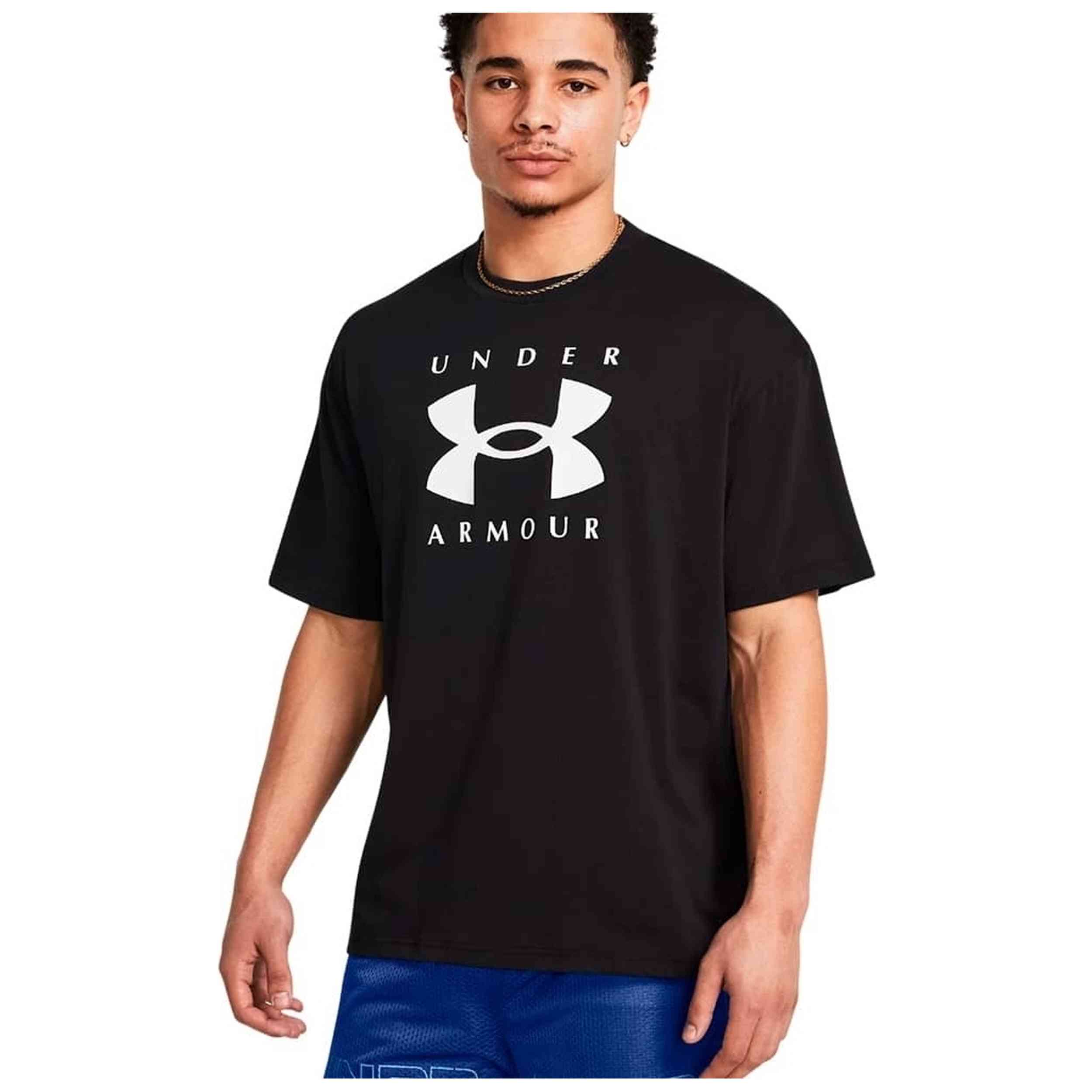 Camiseta De Manga Corta Under Armour modelo 1389146-001 para Hombre en color Negro