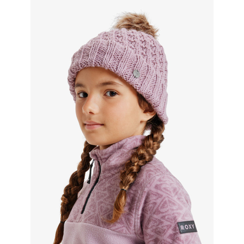 GORRO LANA POMPOM PELO NÑA Roxy