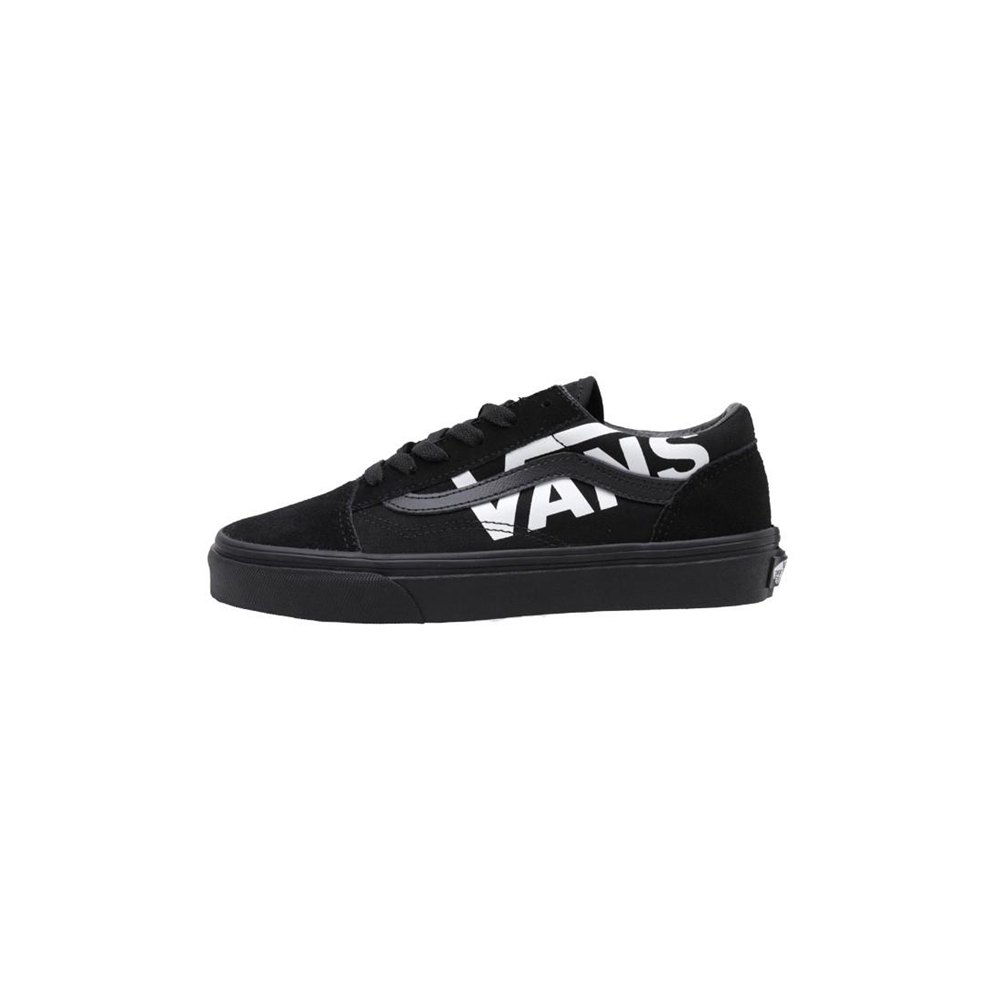 Vans JN Old Skool LOGO Deportivas Planas niño  Negro