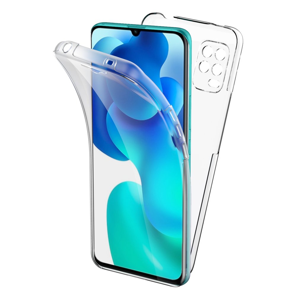 Funda 360º para móvil Xiaomi Redmi Note 13 5G Silicona Transparente - Carcasa Resistente Full Body Delantera y Trasera Doble Cara Completa Entera