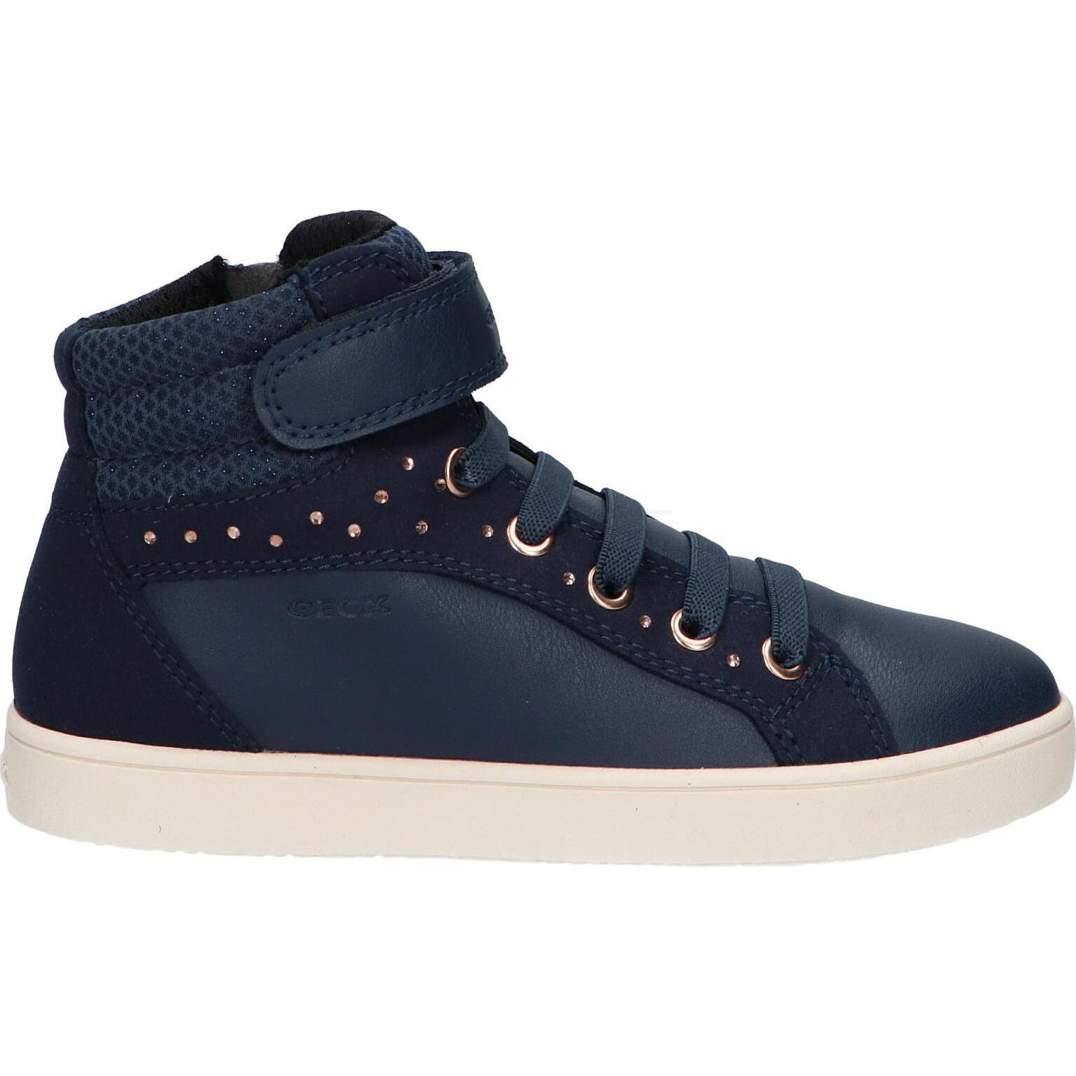 Women's and girls geox sneakers j16eug 054au j kathe girl c4002 navy