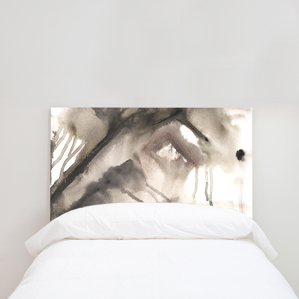 Cabeceros para cama de 150 90 180 (medidas 95x80 95x100 110x80 110x100 110x120 165x80 165x100 originales diseño de Ane Didier forma original y práctica de decorar la habitación con arte Re. ANA DURAN C 267